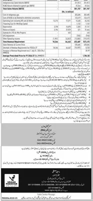 Newspaper clipping: OGRA Public Hearing for SNGPL Revenue Requirements 2026-27, Express, 16 Apr 2026