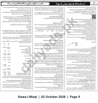 Newspaper clipping: Nishat (Chunian) Limited — Notice of Annual General Meeting and Annual Report 2023, Nawa-i-Waqt, 02 Oct 2026