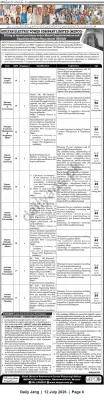 Newspaper clipping: MEPCO Recruitment — Multiple Manager & Assistant Manager Vacancies (MIRAD), Jang, 12 Jul 2026